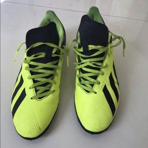Adidas soccer shoes. 
Surface Turf
